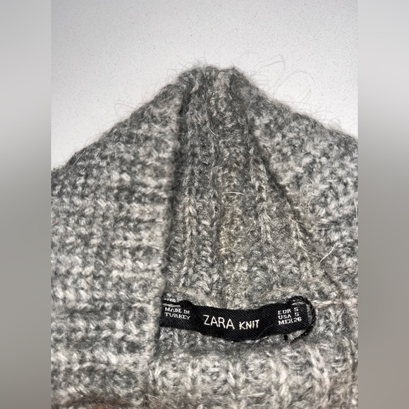 ZARA Knit Mock Neck Sweater - Picture 6 of 9